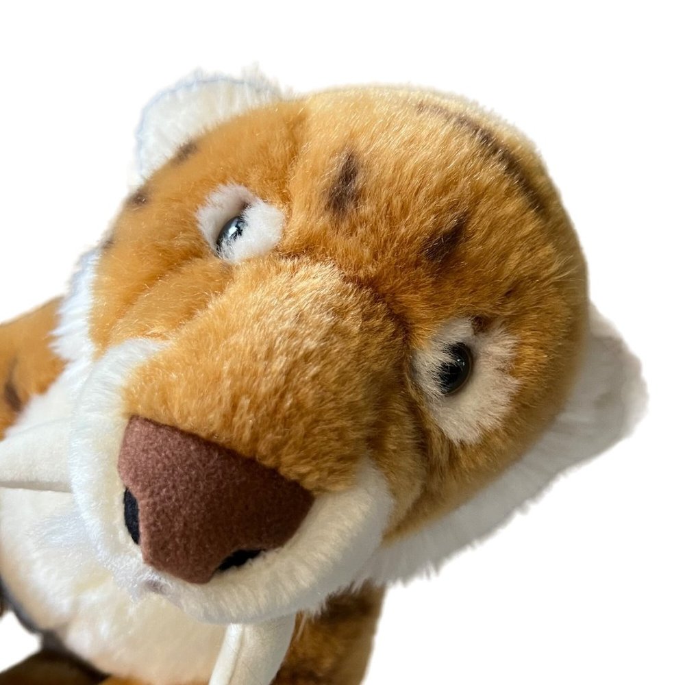 Build A Bear BAB Saber tooth Tiger 12" Plush Toy Stuffed Animal Collectible Soft